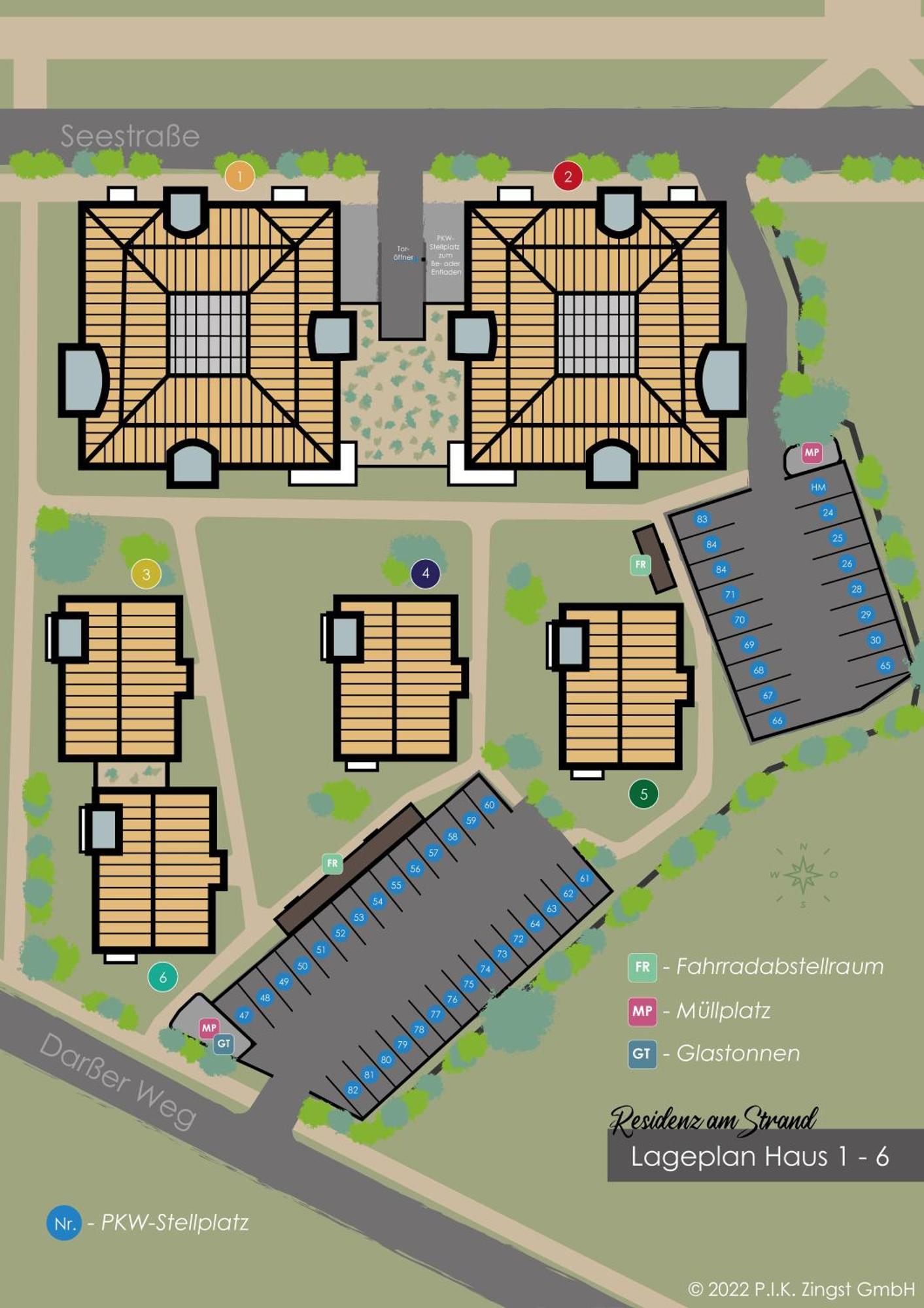 Residenz Am Strand Ostseerauschen - Wohnung 5-72 Zingst Eksteriør billede